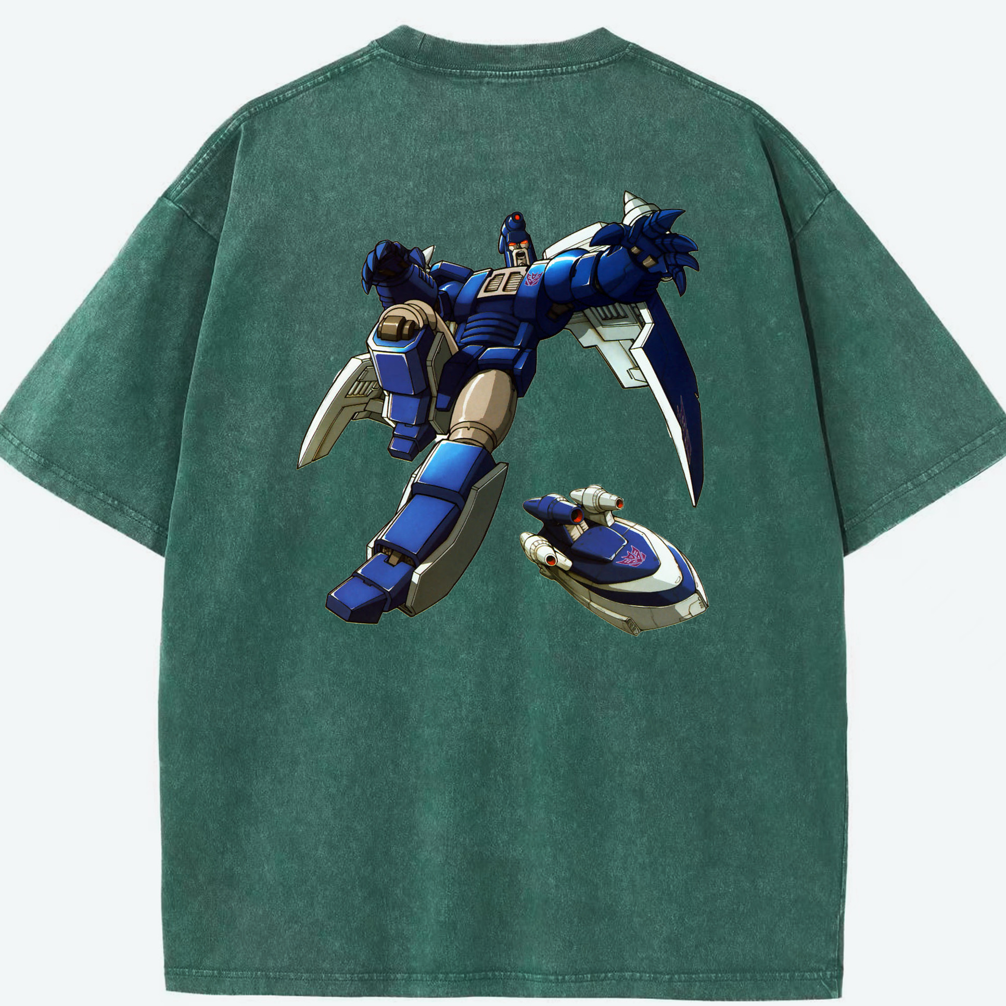 （画像用）  綿100% ヴィンテージ風 半袖Tシャツ（背面プリント）